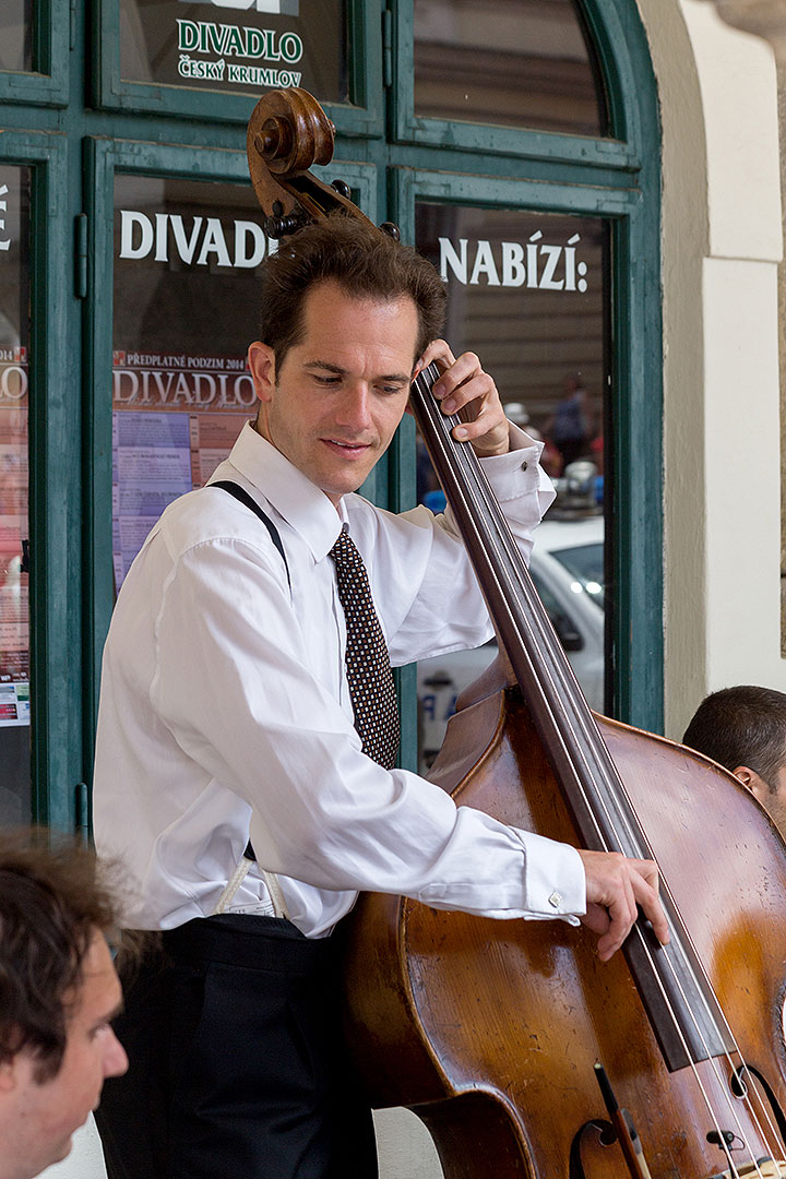 Schwarzenberg Guard Jazzband, band master Martin Voříšek, 5.7.2014, Chamber Music Festival Český Krumlov