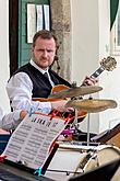 Schwarzenberg Guard Jazzband, band master Martin Voříšek, 5.7.2014, Chamber Music Festival Český Krumlov, photo by: Lubor Mrázek