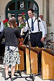 Schwarzenberg Guard Jazzband, band master Martin Voříšek, 5.7.2014, Chamber Music Festival Český Krumlov, photo by: Lubor Mrázek