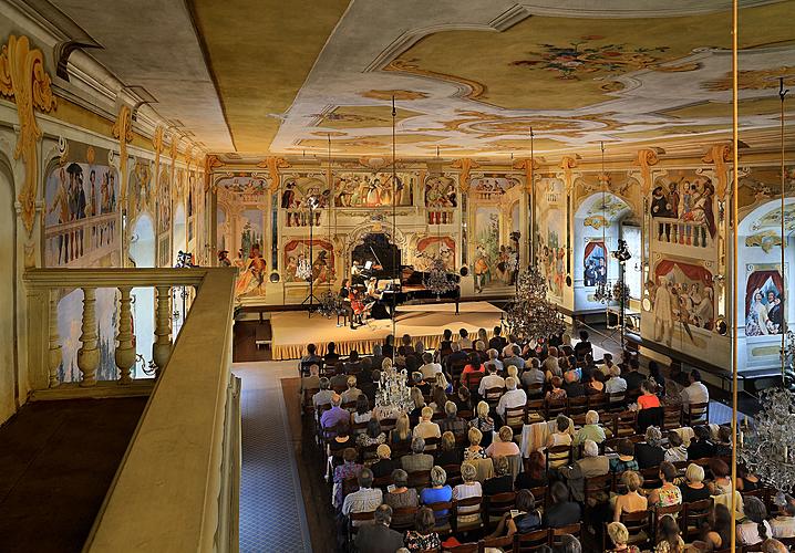 Jiří Bárta (Violoncello), Terezie Fialová (Klavier) - Kammerkonzert, 23.7.2014, Internationales Musikfestival Český Krumlov