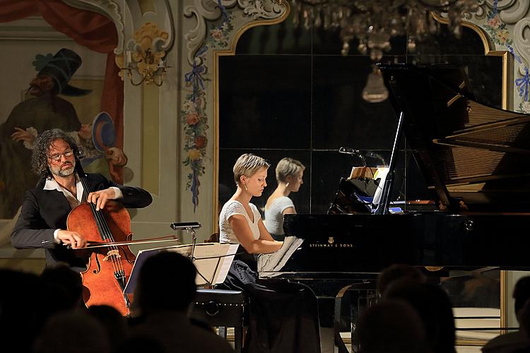 Jiří Bárta (Violoncello), Terezie Fialová (Klavier) - Kammerkonzert, 23.7.2014, Internationales Musikfestival Český Krumlov