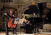 Jiří Bárta (Violoncello), Terezie Fialová (Klavier) - Kammerkonzert, 23.7.2014, Internationales Musikfestival Český Krumlov, Foto: Libor Sváček