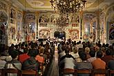 Shiran Wang (Klavier), Škampa Quartett - Kammerkonzert, 24.7.2014, Internationales Musikfestival Český Krumlov, Foto: Libor Sváček