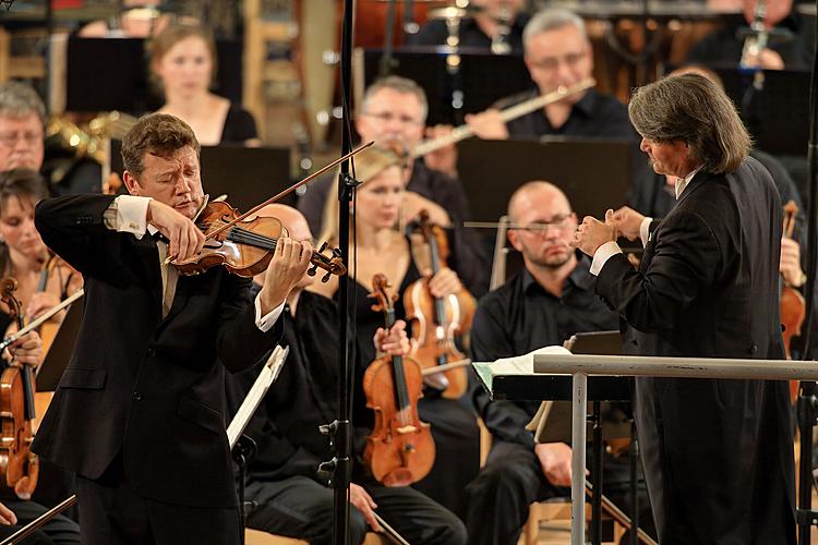 Ivan Ženatý (Violine), Rundfunksinfonieorchester Prag - Hommage an Antonín Dvořák, 26.7.2014, Internationales Musikfestival Český Krumlov