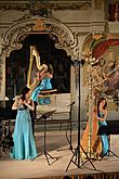 Jana Boušková (harp), Jae A Yoo (flute) - Chamber Concert, 6.8.2014, International Music Festival Český Krumlov, photo by: Libor Sváček