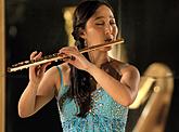 Jana Boušková (harp), Jae A Yoo (flute) - Chamber Concert, 6.8.2014, International Music Festival Český Krumlov, photo by: Libor Sváček