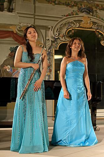Jana Boušková (harfa), Jae A Yoo (flétna) - komorní koncert, 6.8.2014, Mezinárodní hudební festival Český Krumlov