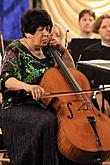 Natalia Gutman (violoncello), Kammerphilharmonie dacapo München - Pocta české hudbě, 8.8.2014, Mezinárodní hudební festival Český Krumlov, foto: Libor Sváček