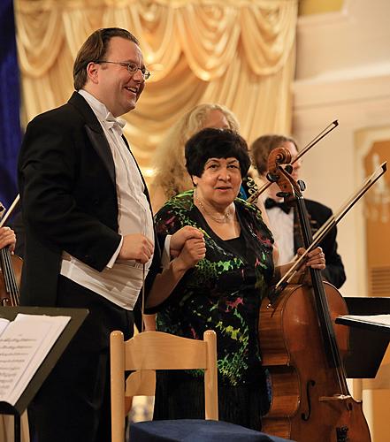 Natalia Gutman (violoncello), Kammerphilharmonie dacapo München - Pocta české hudbě, 8.8.2014, Mezinárodní hudební festival Český Krumlov