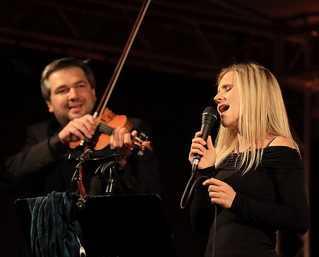 Linda Ballová (zpěv), PaCoRa trio, 14.8.2014, Mezinárodní hudební festival Český Krumlov