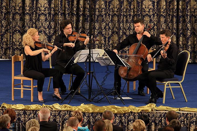 Pavel-Haas-Quartett - Kammerkonzert, 15.8.2014, Internationales Musikfestival Český Krumlov