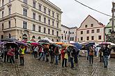 St.-Wenzels-Fest und 18. Treffens der Berg- und Hüttenstädte und -Dörfer Tschechiens in Český Krumlov, 26.9.2014, Foto: Lubor Mrázek