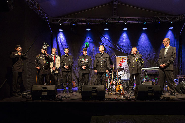 St.-Wenzels-Fest und 18. Treffens der Berg- und Hüttenstädte und -Dörfer Tschechiens in Český Krumlov, 26.9.2014