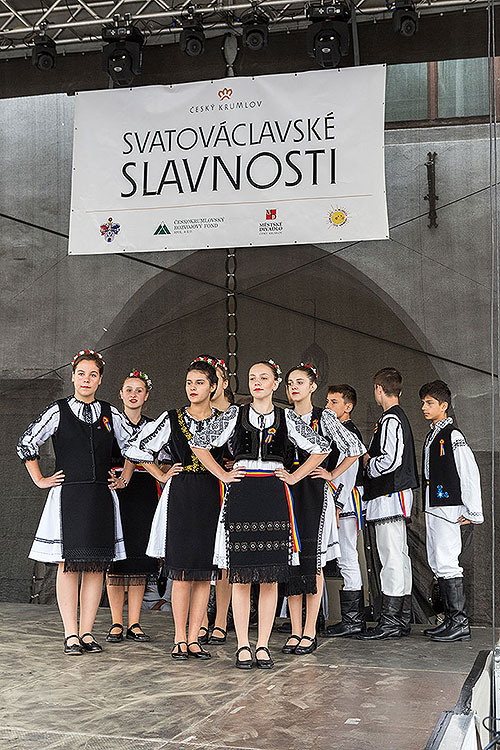 Svatováclavské slavnosti, Mezinárodní folklórní festival a 18. setkání hornických měst a obcí České Republiky v Českém Krumlově, 27.9.2014