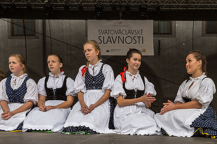 St.-Wenzels-Fest, Internationales Folklorefestival und 18. Treffens der Berg- und Hüttenstädte und -Dörfer Tschechiens in Český Krumlov, 27.9.2014