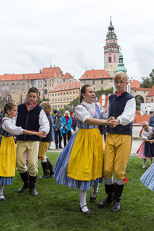 Svatováclavské slavnosti, Mezinárodní folklórní festival a 18. setkání hornických měst a obcí České Republiky v Českém Krumlově, 27.9.2014