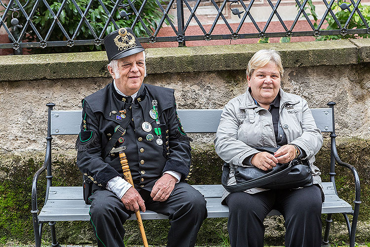 St.-Wenzels-Fest, Internationales Folklorefestival und 18. Treffens der Berg- und Hüttenstädte und -Dörfer Tschechiens in Český Krumlov, 27.9.2014