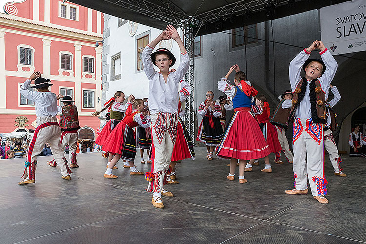 Svatováclavské slavnosti, Mezinárodní folklórní festival a 18. setkání hornických měst a obcí České Republiky v Českém Krumlově, 27.9.2014