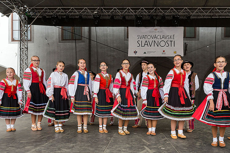 Svatováclavské slavnosti, Mezinárodní folklórní festival a 18. setkání hornických měst a obcí České Republiky v Českém Krumlově, 27.9.2014