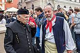 St.-Wenzels-Fest, Internationales Folklorefestival und 18. Treffens der Berg- und Hüttenstädte und -Dörfer Tschechiens in Český Krumlov, 27.9.2014, Foto: Lubor Mrázek