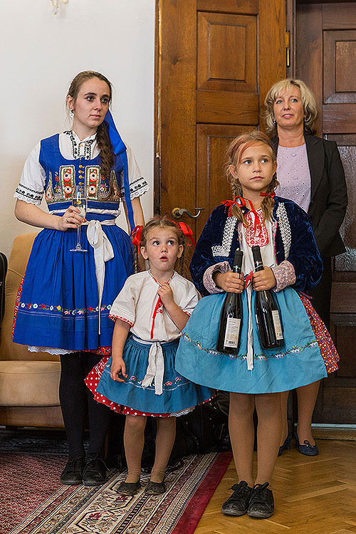 Svatováclavské slavnosti, Mezinárodní folklórní festival a 18. setkání hornických měst a obcí České Republiky v Českém Krumlově, 27.9.2014