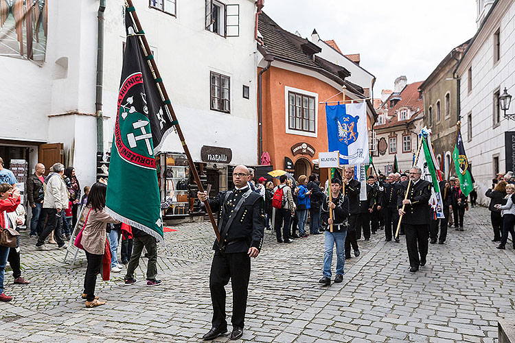 Saint Wenceslas Celebrations, International Folklore Festival and 18th Annual Meeting of Mining and Metallurgy Towns of the Czech Republic in Český Krumlov, 27.9.2014