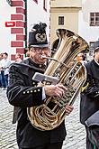 St.-Wenzels-Fest, Internationales Folklorefestival und 18. Treffens der Berg- und Hüttenstädte und -Dörfer Tschechiens in Český Krumlov, 27.9.2014, Foto: Lubor Mrázek