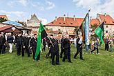 St.-Wenzels-Fest, Internationales Folklorefestival und 18. Treffens der Berg- und Hüttenstädte und -Dörfer Tschechiens in Český Krumlov, 27.9.2014, Foto: Lubor Mrázek