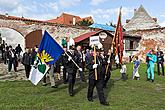 St.-Wenzels-Fest, Internationales Folklorefestival und 18. Treffens der Berg- und Hüttenstädte und -Dörfer Tschechiens in Český Krumlov, 27.9.2014, Foto: Lubor Mrázek