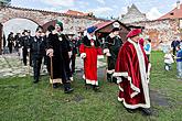 St.-Wenzels-Fest, Internationales Folklorefestival und 18. Treffens der Berg- und Hüttenstädte und -Dörfer Tschechiens in Český Krumlov, 27.9.2014, Foto: Lubor Mrázek