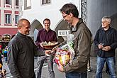 St.-Wenzels-Fest, Internationales Folklorefestival und 18. Treffens der Berg- und Hüttenstädte und -Dörfer Tschechiens in Český Krumlov, 27.9.2014, Foto: Lubor Mrázek