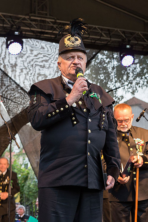 St.-Wenzels-Fest, Internationales Folklorefestival und 18. Treffens der Berg- und Hüttenstädte und -Dörfer Tschechiens in Český Krumlov, 27.9.2014