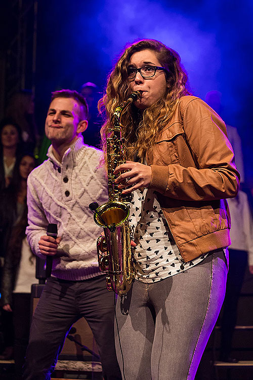 St.-Wenzels-Fest, Internationales Folklorefestival und 18. Treffens der Berg- und Hüttenstädte und -Dörfer Tschechiens in Český Krumlov, 27.9.2014