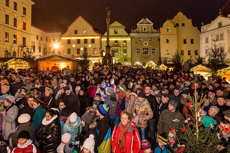 Hudebně poetické otevření adventu 30.11.2014, Advent a Vánoce v Českém Krumlově 2014