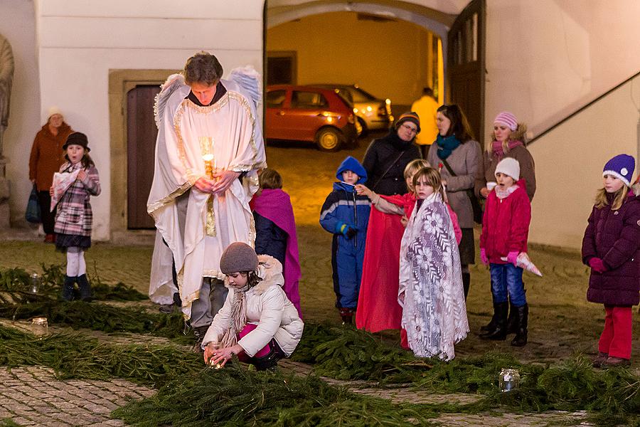 Hudebně poetické otevření adventu 30.11.2014, Advent a Vánoce v Českém Krumlově 2014