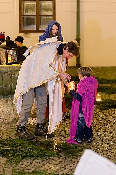 Musical and Poetic Advent Opening 30.11.2014, Advent and Christmas in Český Krumlov 2014