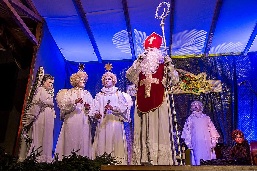 Nikolausbescherung 5.12.2014, Advent und Weihnachten in Český Krumlov