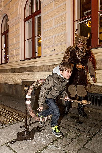 St. Nicholas Present Distribution 5.12.2014, Advent and Christmas in Český Krumlov