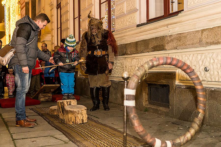 Nikolausbescherung 5.12.2014, Advent und Weihnachten in Český Krumlov