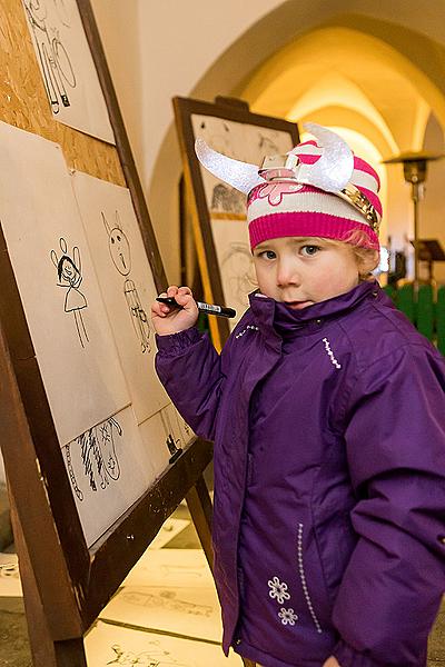 Nikolausbescherung 5.12.2014, Advent und Weihnachten in Český Krumlov