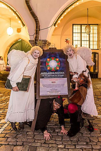 Nikolausbescherung 5.12.2014, Advent und Weihnachten in Český Krumlov