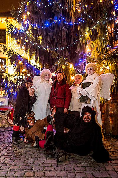 St. Nicholas Present Distribution 5.12.2014, Advent and Christmas in Český Krumlov