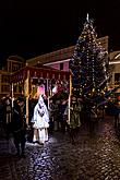 Jesuleins Postamt Zum Goldenen Engel und Ankunft der Weißen Frau 7.12.2014, Advent und Weihnachten in Český Krumlov, Foto: Lubor Mrázek