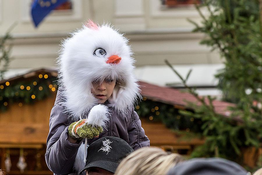 Konzerte: Akkordeon-Quartett der Kunstschule ZUŠ, „Nádrž“ von der Grundschule Za nádražím und Chlapi v sobě 13.12.2014, Advent und Weihnachten in Český Krumlov