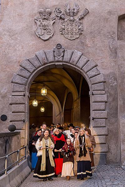 Lebende Krippe, 23.12.2014, Advent und Weihnachten in Český Krumlov