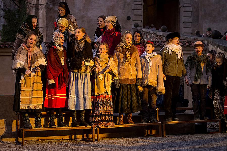 Lebende Krippe, 23.12.2014, Advent und Weihnachten in Český Krumlov