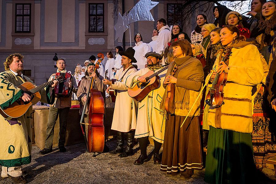 Lebende Krippe, 23.12.2014, Advent und Weihnachten in Český Krumlov