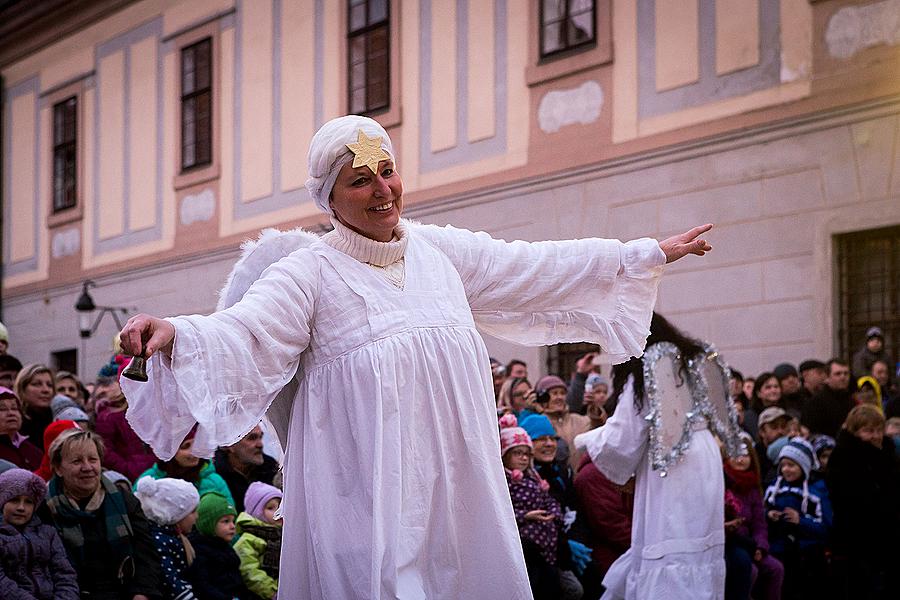 Lebende Krippe, 23.12.2014, Advent und Weihnachten in Český Krumlov