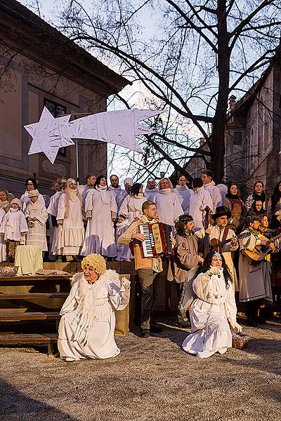 Lebende Krippe, 23.12.2014, Advent und Weihnachten in Český Krumlov