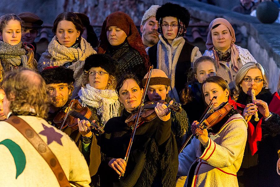 Lebende Krippe, 23.12.2014, Advent und Weihnachten in Český Krumlov